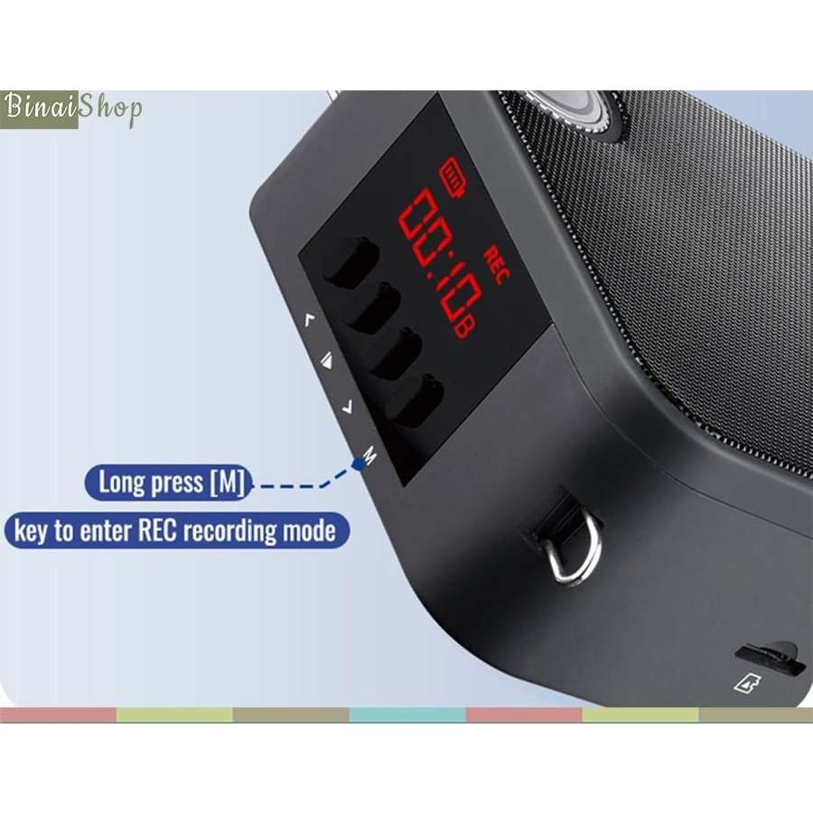 Product image Máy Trợ Giảng Takstar E500W Không Dây UHF, Bluetooth, CS 20W Cho Giáo Viên, Bán Hàng, Hướng Dẫn Viên 6