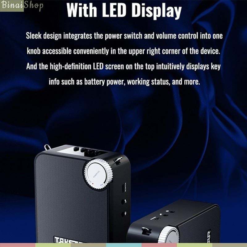 Product image Máy Trợ Giảng Takstar E500W Không Dây UHF, Bluetooth, CS 20W Cho Giáo Viên, Bán Hàng, Hướng Dẫn Viên 9