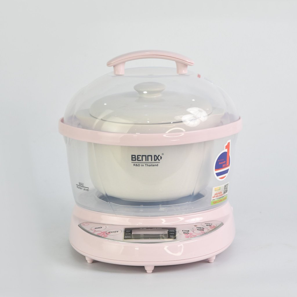 Nồi chưng yến dung tích 0.7 lít Bennix BN-0.7SLC thố sứ - Hàng Chính hãng