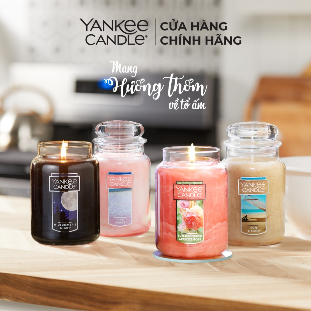 Ảnh Nến thơm hũ Yankee Candle size L - BST mùi hương đặc biệt (623g) 1