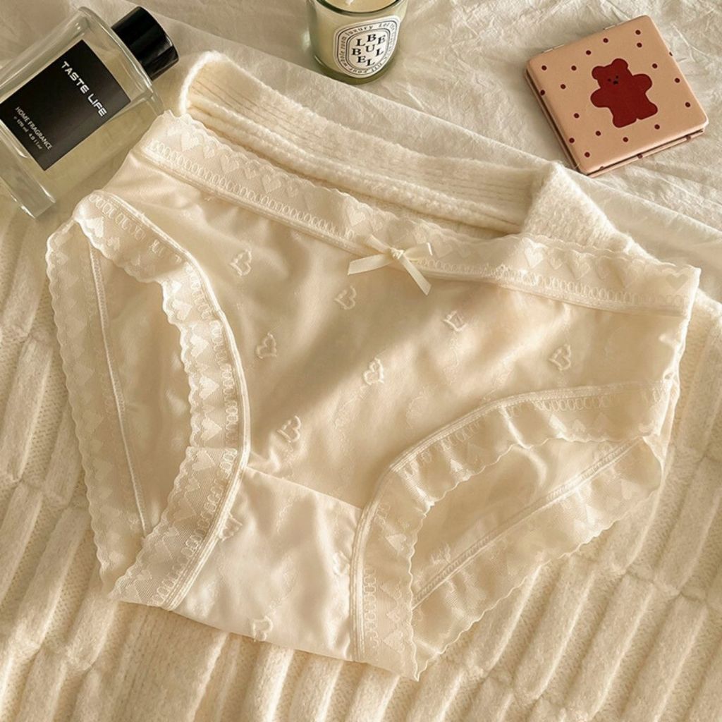 Quần lót nữ băng lụa đáy lót hai lớp cotton mỏng nhẹ thoáng khí co giãn siêu tôn dáng LANIXA L2433