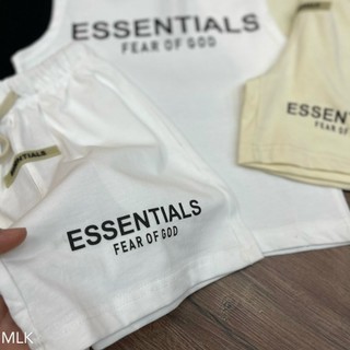 Nắng như thế này thì diện set tanktop Essen, sét bộ bé trai 2 màu trắng đen sát nách