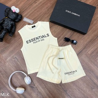 Nắng như thế này thì diện set tanktop Essen, sét bộ bé trai 2 màu trắng đen sát nách