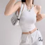 Áo 3 lỗ nữ đan dây sau lưng có mút ngực nhiều màu DUY LINH áo croptop hở lưng đi biển cực xinh DL06L