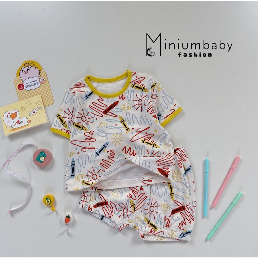 Xả kho - Bộ đồ bé trai, bộ đồ bé gái đồng giá, hàng thiết kế cao cấp size 100 cho bé 3-4 tuổi, 14-16kg Miniumbaby