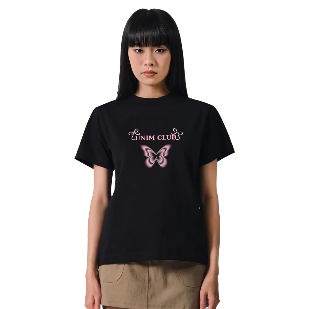 Áo Baby Tee Butterfly Nơ Vải Cotton Cao Cấp Premium Thoáng Mát Mềm Mịn Nhiều Màu - BT06