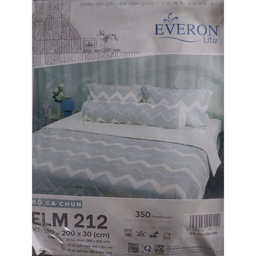 Ảnh |HÀNG TỒN XẢ KHO| Chăn trần bông Everon Lite 200x220 (cm) ELM Collection 3 2