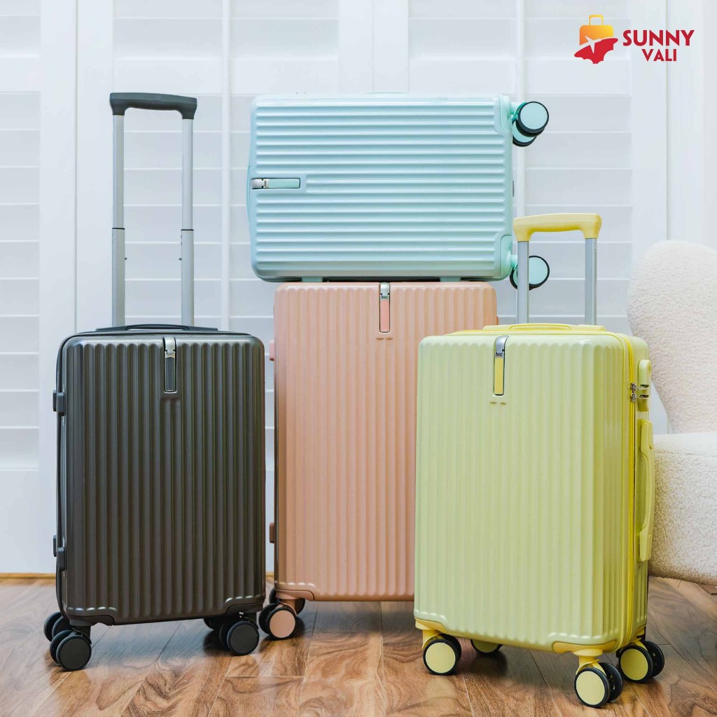 Ảnh Vali du lịch SUNNY-SV09 Plus, vali kéo size 20/24,tích hợp cổng sạc USB, khay đựng cốc, móc treo đồ 3