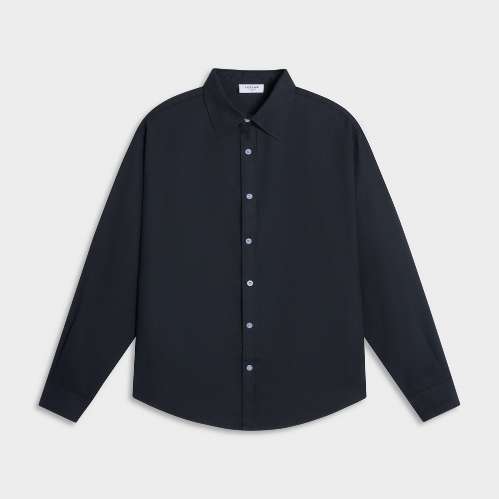Ảnh Áo Sơ Mi Tay Dài Teelab Basic Oxford Shirts Unisex Form Oversize Local Brand SS066 4