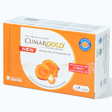 Viên uống CumarGold New hỗ trợ bảo vệ niêm mạc dạ dày (3 vỉ x 10 viên)