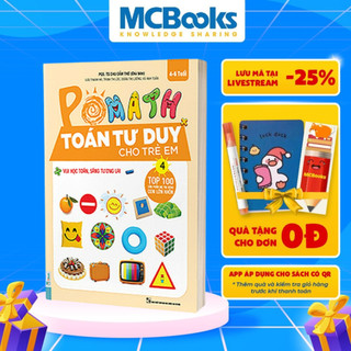 Sách - Pomath - Toán tư duy cho trẻ em - Tập 4 - TKBooks