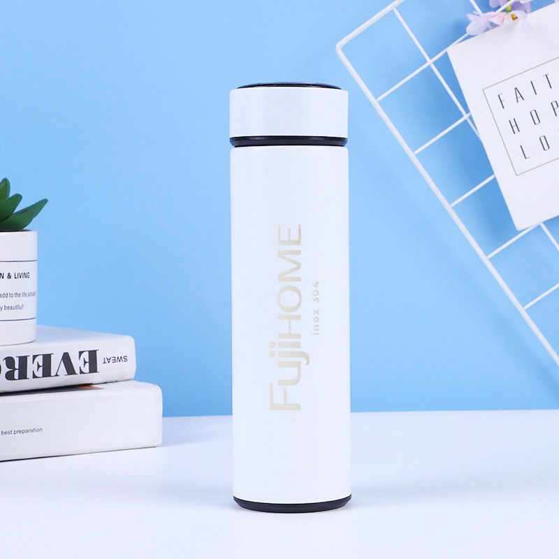 [Quà tặng thương hiệu] Bình giữ nhiệt Fujihome 3 lớp cao cấp 550ml inox 304, màn hình led hiển thị nhiệt độ