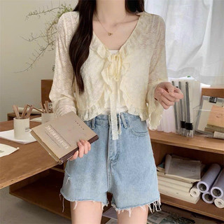 Áo cadigan thun mềm khoác nhẹ, mix cùng áo dây váy dây đều xinh ạ