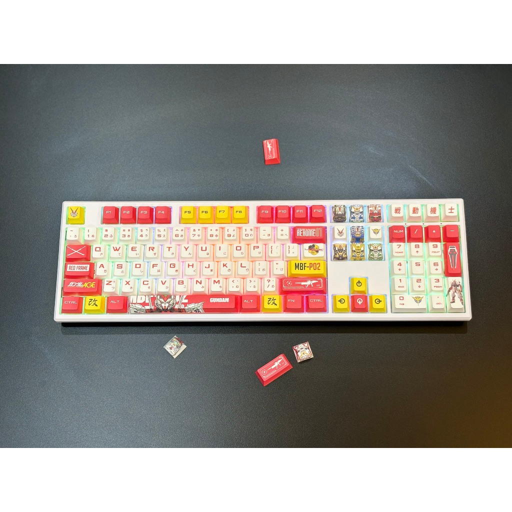 Keycap Gundam nhựa Pbt Dyesub chất lượng cao dùng cho bàn phím cơ ,Dùng được tất cả size phím Tungcustom | BigBuy360 - bigbuy360.vn