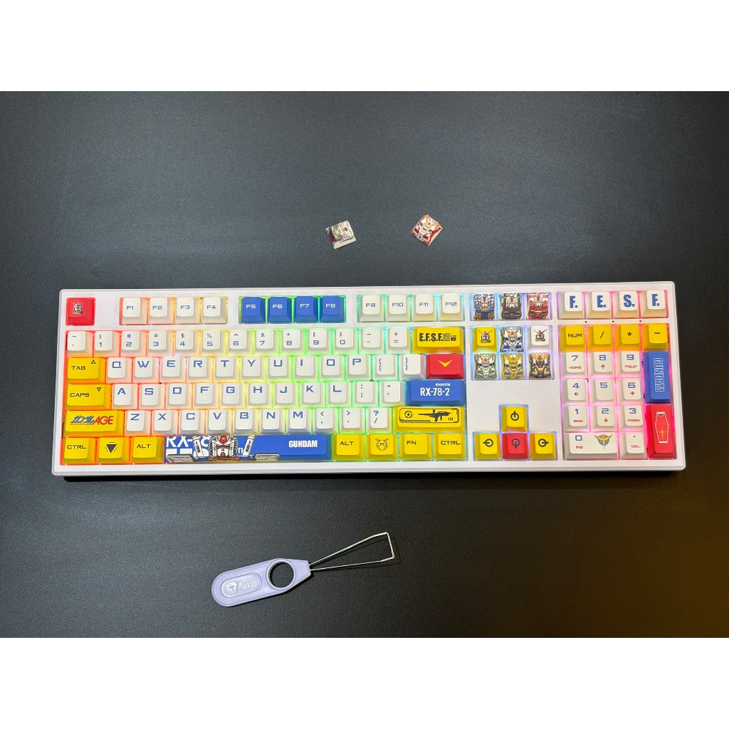 Keycap Gundam nhựa Pbt Dyesub chất lượng cao dùng cho bàn phím cơ ,Dùng được tất cả size phím Tungcustom | BigBuy360 - bigbuy360.vn