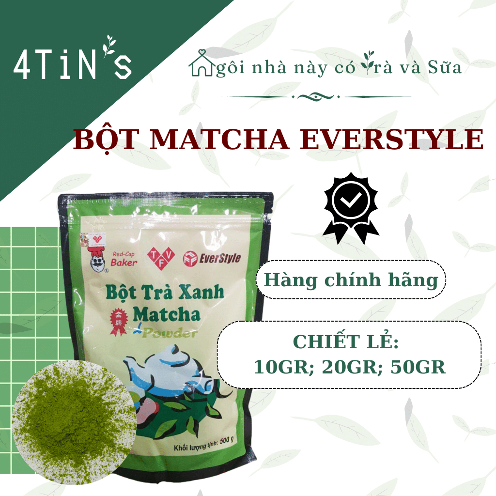 Bột Matcha Everstyle - Matcha Latte hoặc làm Bánh Matcha Chiết Lẻ ...