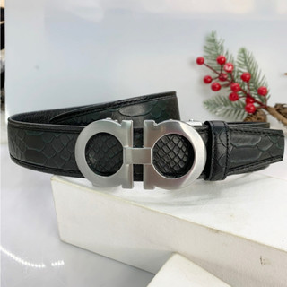 Thắt lưng nam dây nịt mặt chữ a tự động da bò cao cấp bản dây 3,5cm thatlungvidanamnu