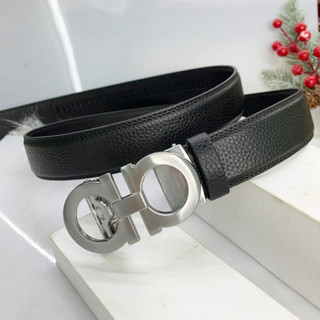 Thắt lưng nam dây nịt mặt chữ a tự động da bò cao cấp bản dây 3,5cm thatlungvidanamnu