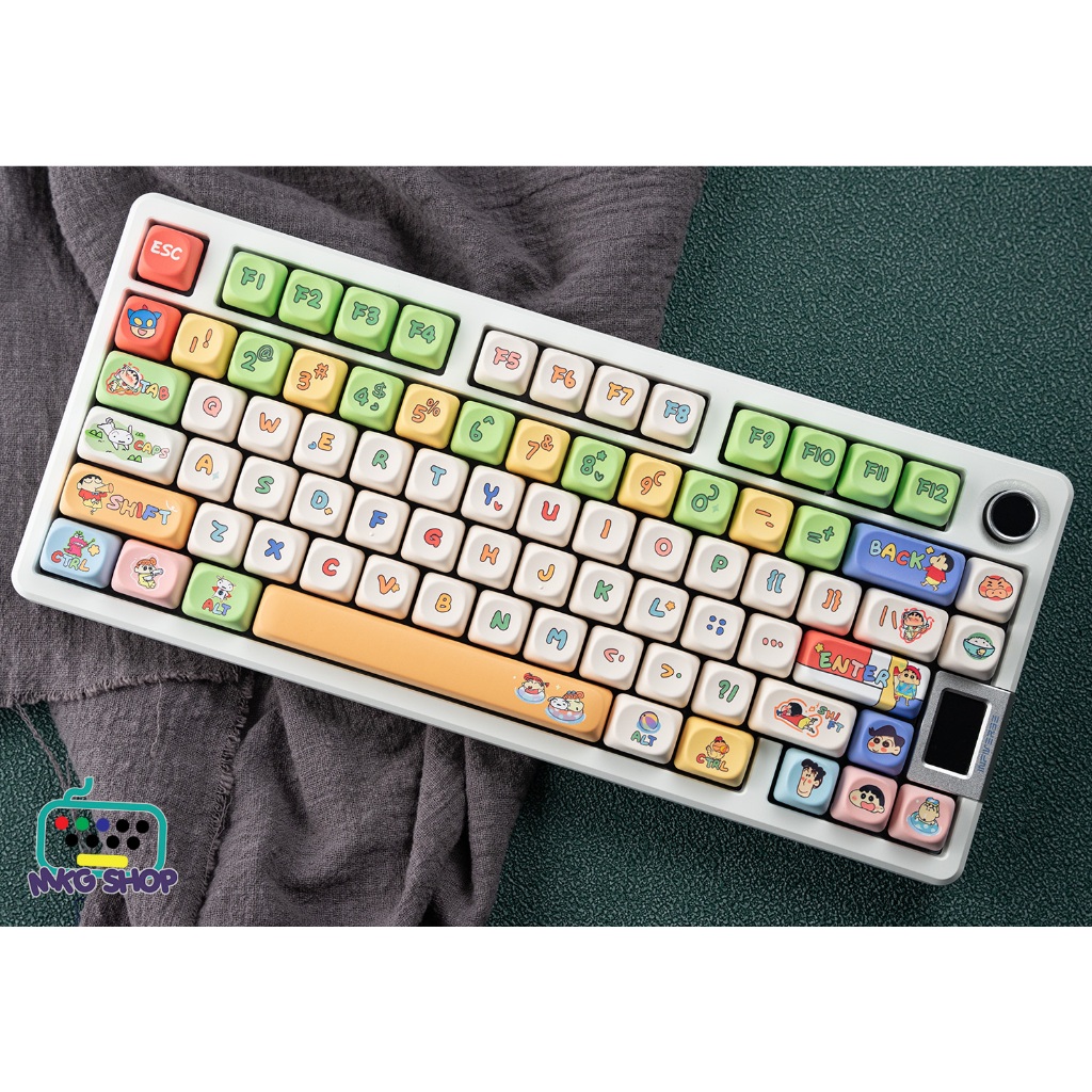 Bộ nút bàn phím cơ | Keycap Shin Bút Chì | MOA profile | PBT dyesub ...