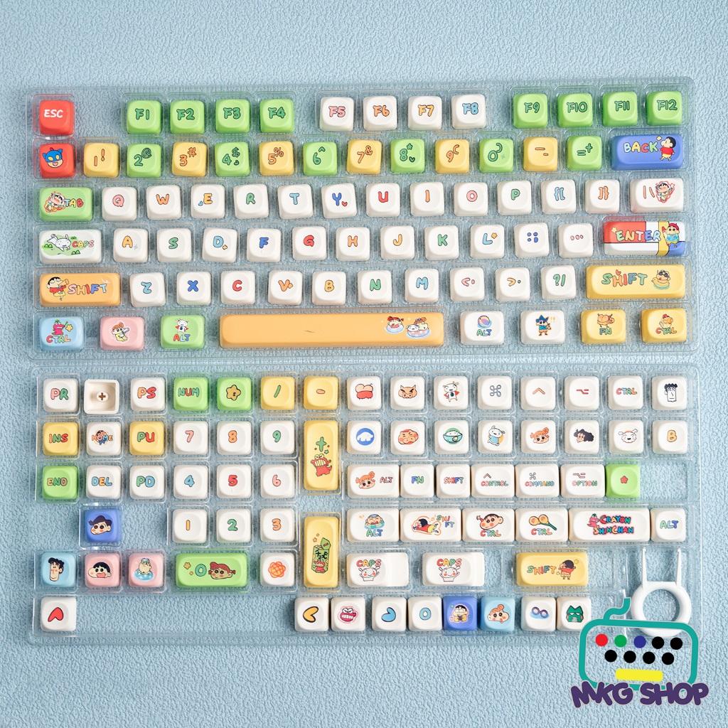Bộ nút bàn phím cơ | Keycap Shin Bút Chì | MOA profile | PBT dyesub ...