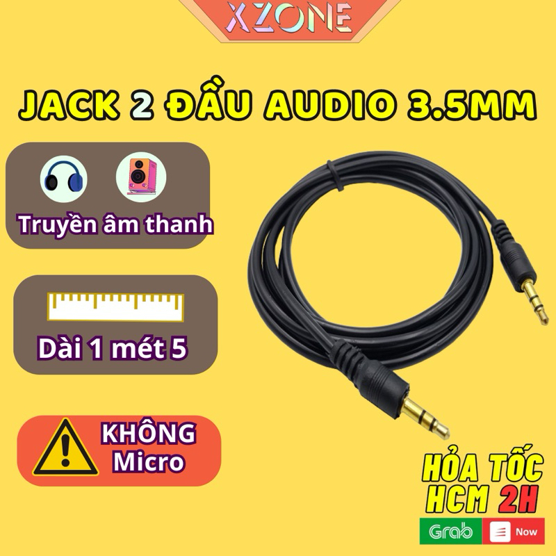 Dây audio aux 3.5mm jack 3.5mm truyền âm thanh cho loa ,tai nghe .chuẩn ...
