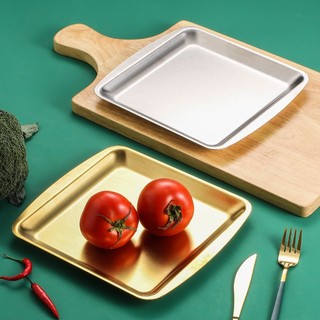 Khay inox,khay phong cách vitage khay hình chữ nhật, dùng đựng ly cafe, đồ ăn khô, trang trí decor