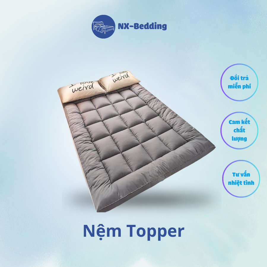 Nệm Topper Euro Hometex, Nệm Tấm Topper Êm Mềm Trải Sàn Tiện Nghi Cao ...