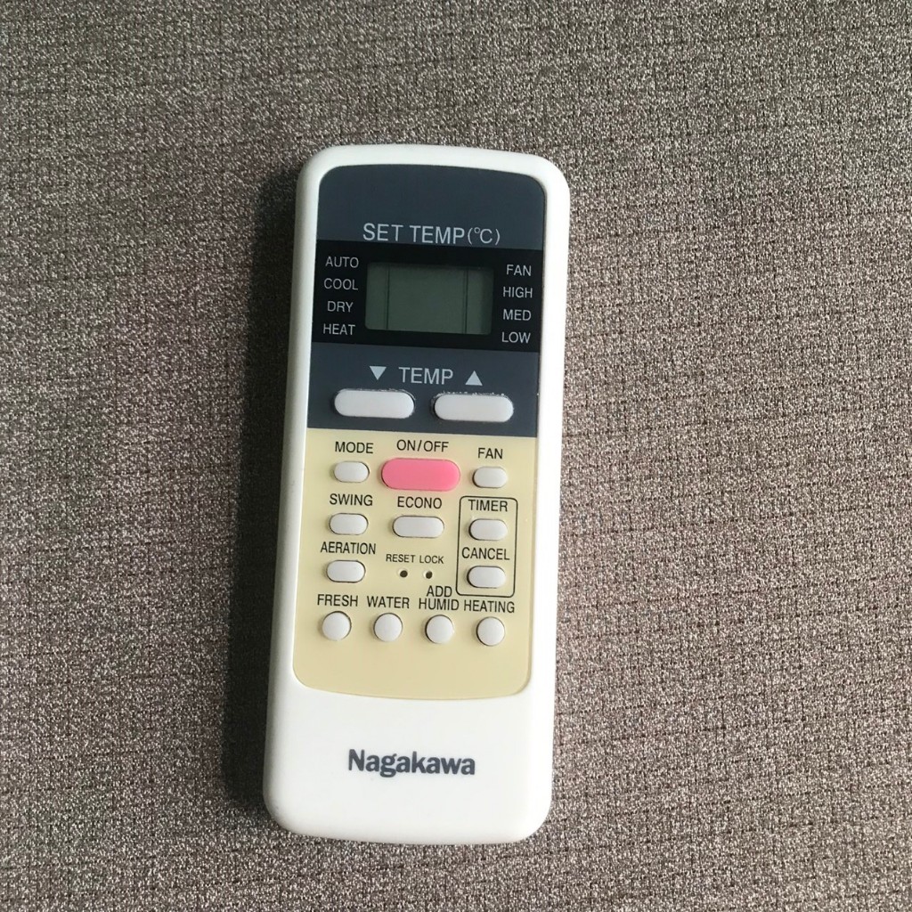 Điều khiển điều hòa nagakawa, Remote máy lạnh nagakawa được chọn mẫu - Tặng kèm pin !