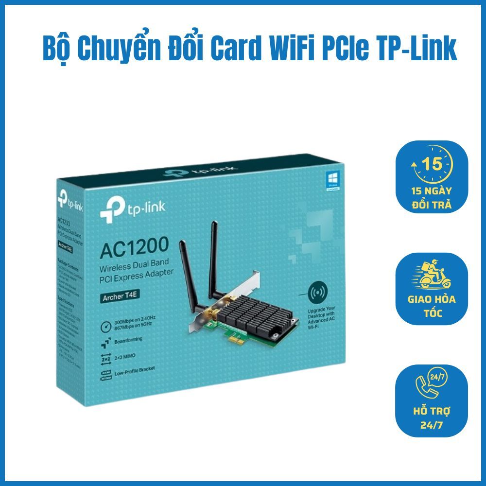 Bộ Chuyển Đổi Card WiFi PCIe TP-Link Archer T2E_T4E_TX55E CHÍNH HÃNG ...