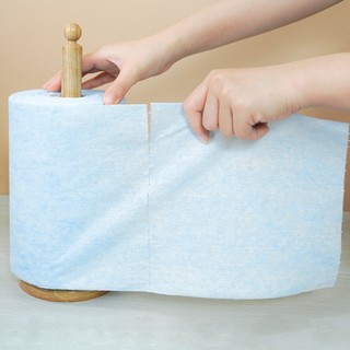 [Combo 2] Cuộn 200 tờ khăn giấy lau bếp xanh KRCLEAN 20x20cm - Khăn lau đa năng, siêu thấm hút, lau mọi bề mặt tiện lợi