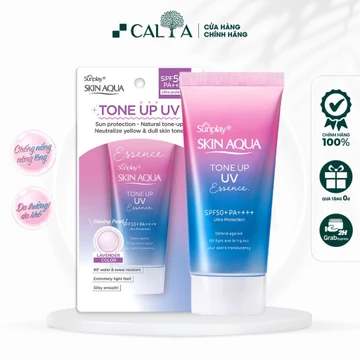 Kem Chống Nắng Sunplay Lavender Nâng Tone, Trắng Da - Sunplay Skin Aqua Tone Up UV SPF50+ PA++++ 50g