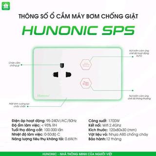 Ổ Cắm Máy Bơm Chống Giật An Toàn Hunonic SPS - Công Suất 1700W