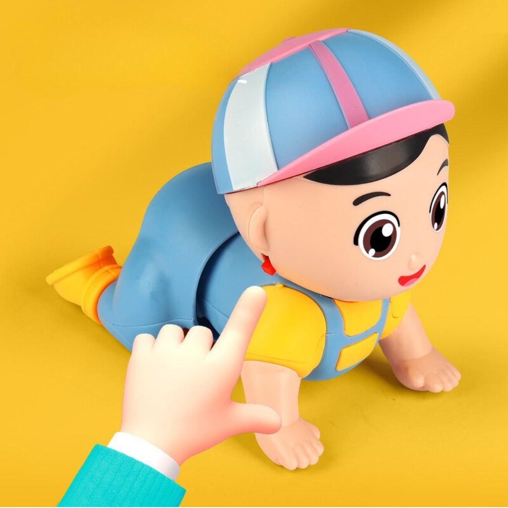 Đồ Chơi Em Bé Tập Bò Tập Bò Cho Bé Đồ Chơi Bé Tập Bò Em Bé Bò Đáng Yêu Có Nhạc Di Chuyển Được - Đồ Chơi Cho Bé PUKAPI