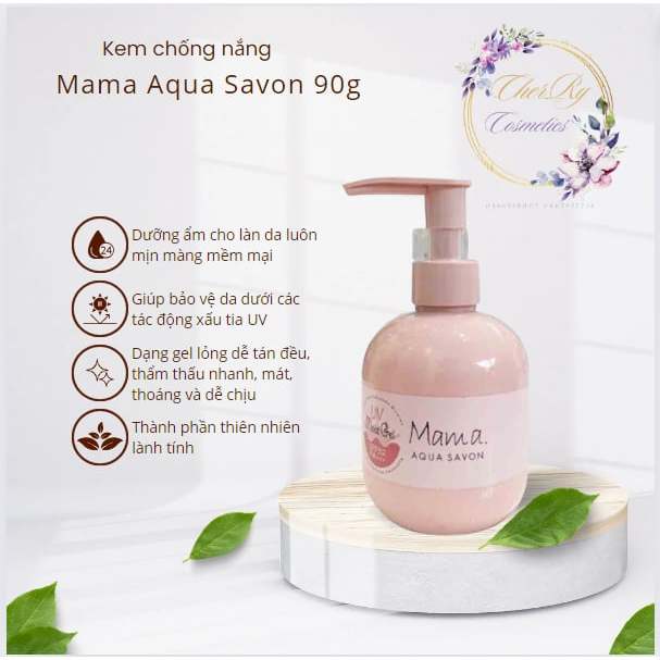 Kem chống nắng MaMa AQua SaVon Nhật Bản 90g CH21 | Shopee Việt Nam