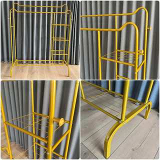 GSlife 100/130cm Kệ Treo Quần Ao-Kệ Đa Năng Có Bánh Xe Xoay 360 Độ Và Đựng Đồ Tiện Lợi