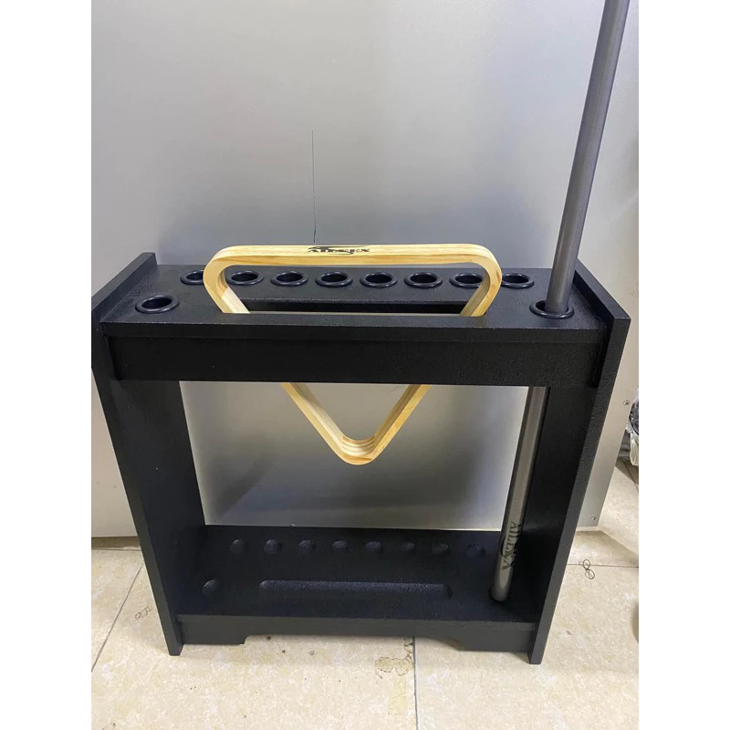 Giá để 10 cơ Bida / bi a gỗ đẹp ,sang trọng cho các clb