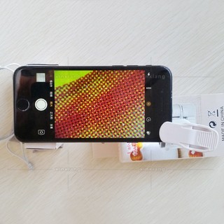 Kính Hiển Vi Bỏ Túi Mini 60X , Kính Lúp soi trang sức có đèn LED UV có kẹp điện thoại