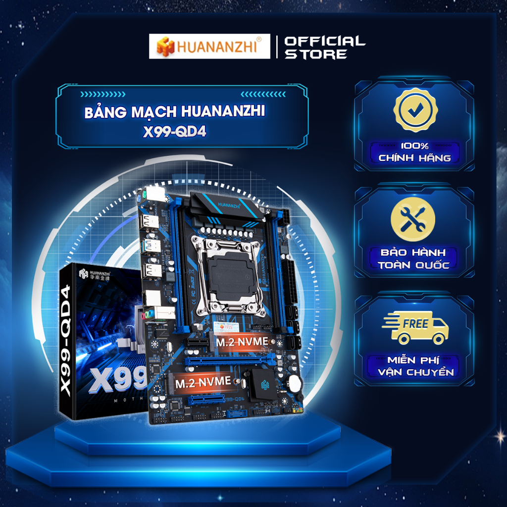 BẢNG MẠCH HUANANZHI X99-QD4 | Shopee Việt Nam