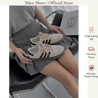( Sẵn ) Giày Thể Thao / Bata Nữ 3 Sọc Hàng QC Fullbox Loại 1 Cao Cấp - Giày Mieo Shoes B694 B695