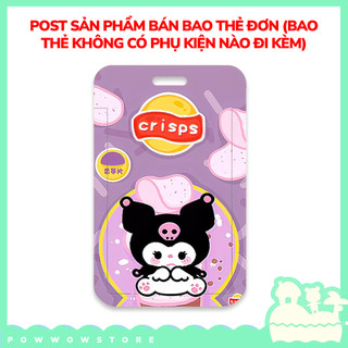 [Sẵn VN] Bao Đựng Thẻ Nhân Viên Dọc Nhựa ABS Phong Cách Nhân Vật Hoạt Hình Sanrio & Lotso Snake Drink