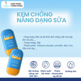 Kem Chống Nắng Hemia Giúp Bảo Vệ Da, Dưỡng Trắng, Nâng Tone SPF50+ Thấm Mướt Nhanh ,Shop LuMi)