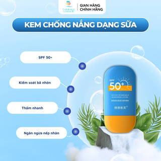 Kem Chống Nắng Hemia Giúp Bảo Vệ Da, Dưỡng Trắng, Nâng Tone SPF50+ Thấm Mướt Nhanh ,Shop LuMi)