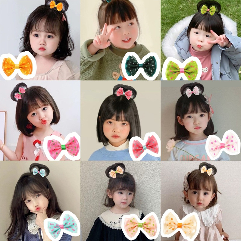 KẸP TÓC NƠ CHO BÉ/ CHỎM TÓC CÂY DỪA SIÊU XINH SỈ TOÀN QUỐC