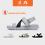 Giày Sandal Nam Nữ, Quai Chéo Đế Êm Chống Trơn Đi Học Đi Chơi