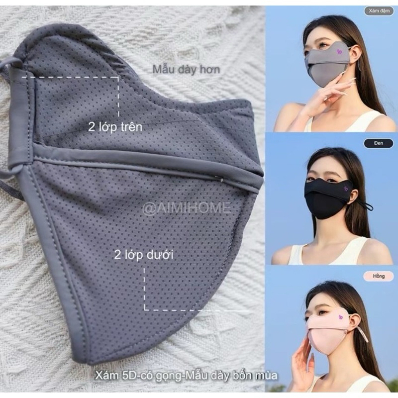 Khẩu trang su chống tia uv ,hàng loại 1 logo đổi màu kt3