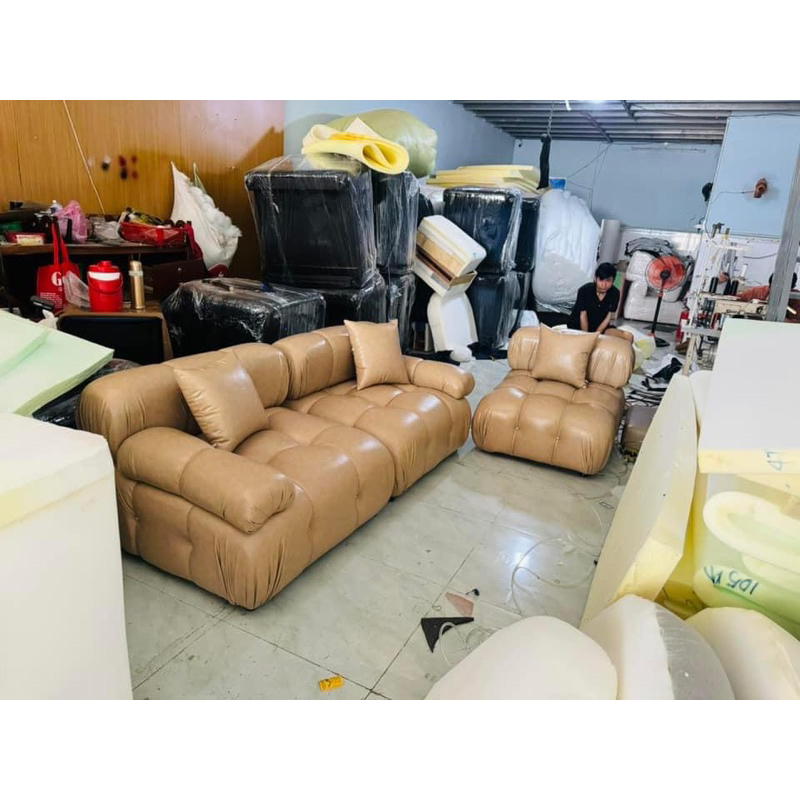 sofa múi da to Nhu Y Decor kèm nhiều chất liệu sang xịn sofa băng ghế chờ sofa phòng khách