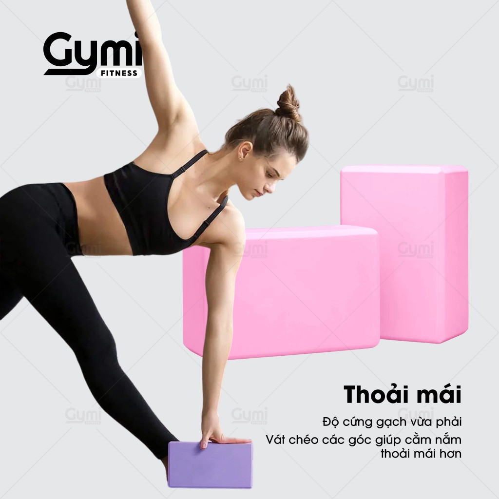 Gạch Tập Yoga, Gối Tập Yoga Cao Cấp Loại 1 - Hỗ Trợ Đạt Hiệu Quả Cao, Tránh Chấn Thương - GachYoga