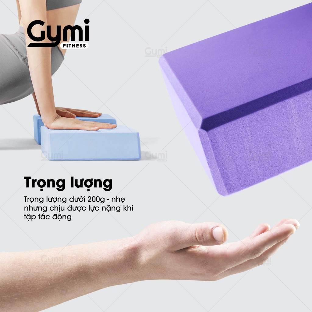 Gạch Tập Yoga, Gối Tập Yoga Cao Cấp Loại 1 - Hỗ Trợ Đạt Hiệu Quả Cao, Tránh Chấn Thương - GachYoga