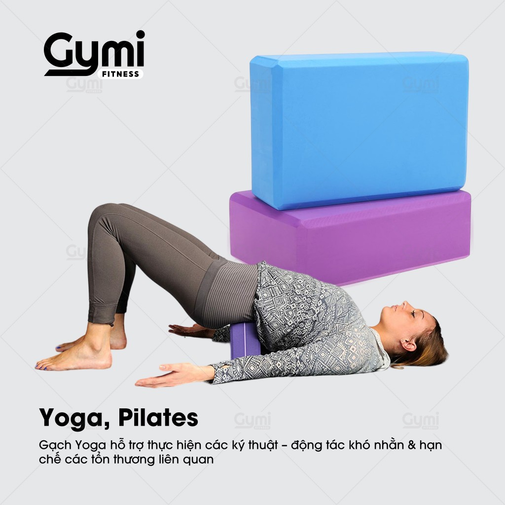 Gạch Tập Yoga, Gối Tập Yoga Cao Cấp Loại 1 - Hỗ Trợ Đạt Hiệu Quả Cao, Tránh Chấn Thương - GachYoga