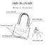 Ổ khóa inox khóa chống nước khóa cửa chống gỉ khóa cửa khóa chống trộm cửa ngoài trời